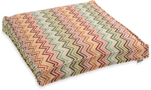 H.O.C.K. Maribel Outdoor Sitzkissen 50x50x5cm col. 1 multi Zick-Zack sun boho