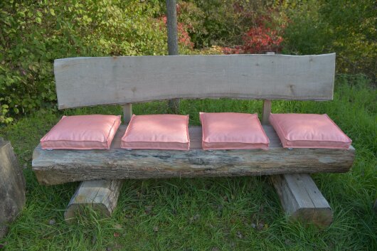 H.O.C.K. Sparkle Outdoor Sitzkissen 40x40x5cm coral rot