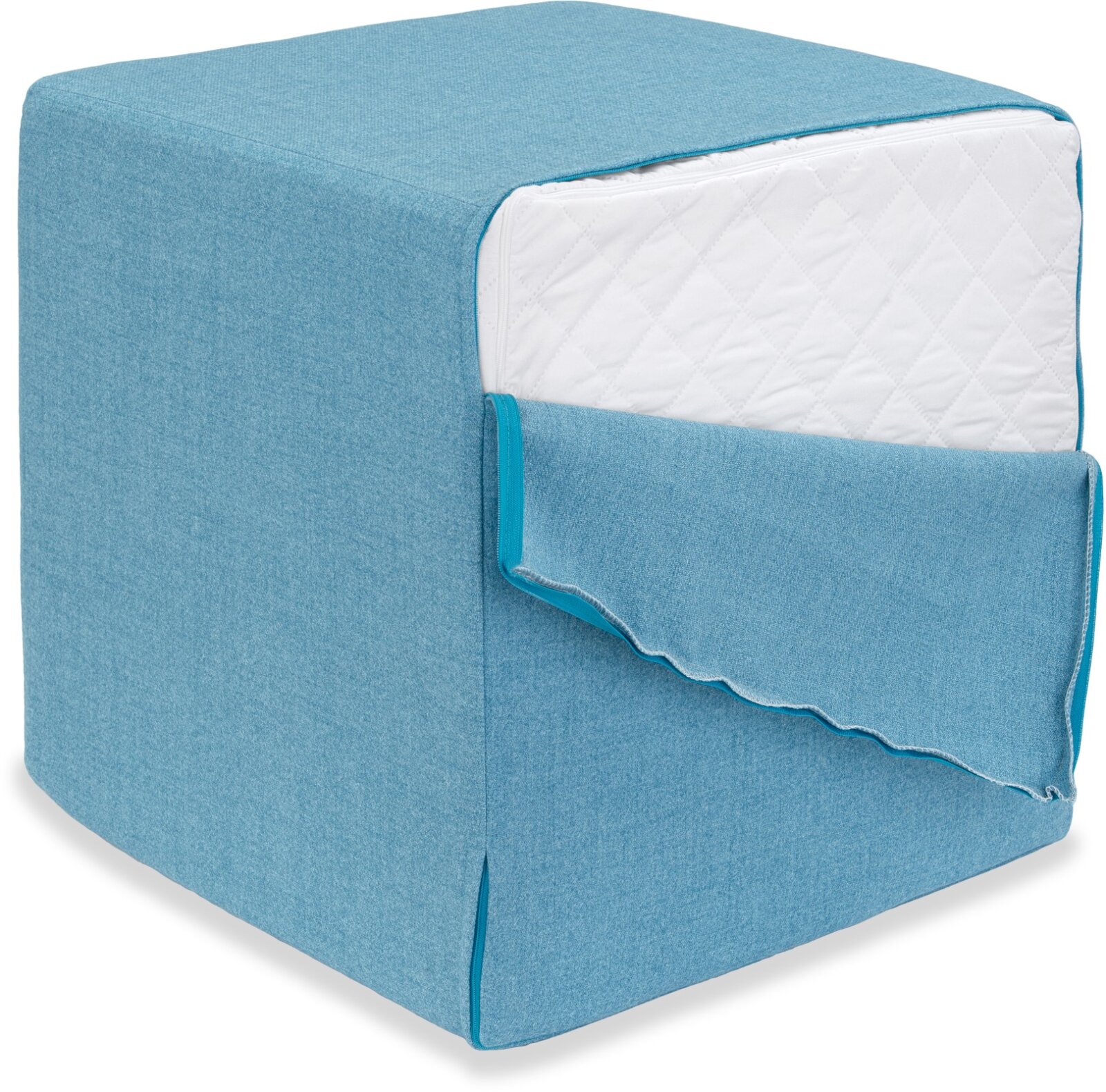 H.O.C.K. Livigno Cube / Sitzwürfel 45x45x45cm natur beige col. 901