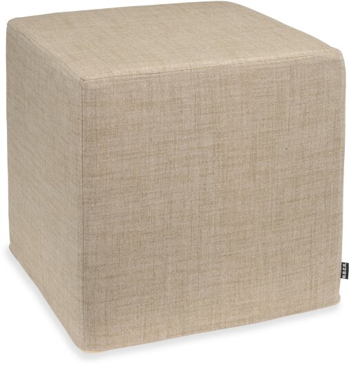 H.O.C.K. Livigno Cube / Sitzwürfel 45x45x45cm natur beige col. 901