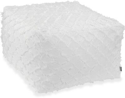 H.O.C.K. Nuvole Bean Cube Hocker mit Biese 55x55x35cm...
