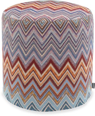 H.O.C.K. Rebelle Hocker Pouf Zick-Zack Ø45x45cm...