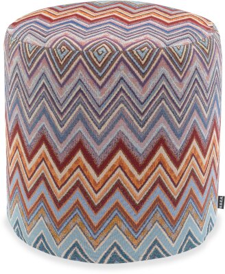 H.O.C.K. Rebelle Hocker Zick-Zack Ø45x45cm rund...