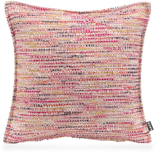 H.O.C.K. Bella Flokati Kissen mit Biese 45x45cm pink / rosa col. 10