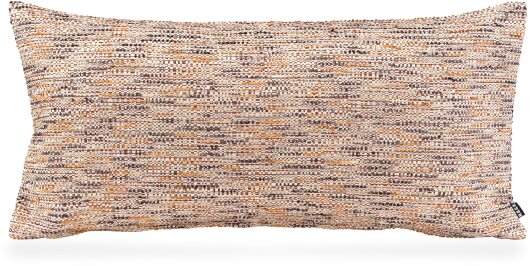 H.O.C.K. Bella Flokati Kissen 80x40cm orange / beige col. 101