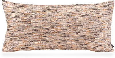 H.O.C.K. Bella Flokati Kissen 80x40cm orange / beige col....