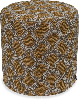 H.O.C.K. Zima Hocker rund Pouf ø45x45cm gold