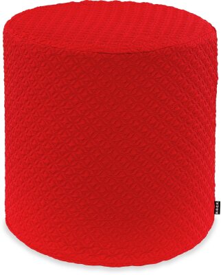 H.O.C.K. Giulio Outdoor Hocker rund Pouf ø45x45cm rot