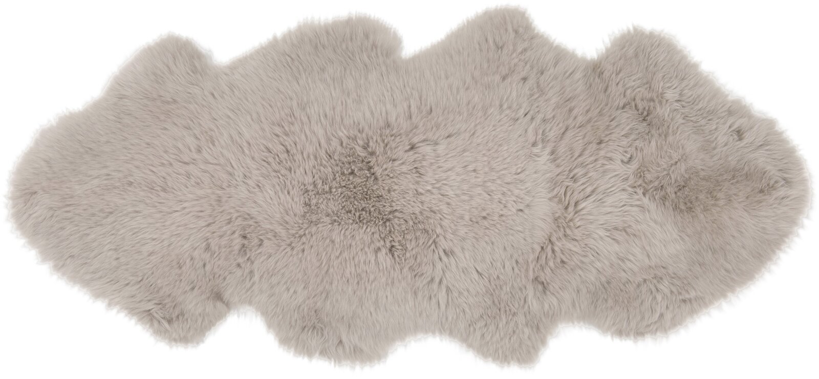H.O.C.K. Lammfell lang ca. 150x70cm platingrau 12513-13
