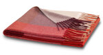 BIEDERLACK Decke Plaid Karo rot terracotta kariert...