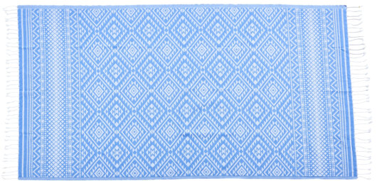 H.O.C.K. Strandhandtuch Conny Towel 90x180cm gemustert blue dunkelblau 5702