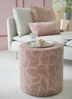 H.O.C.K. Nelly Hocker rund Pouf ø45x45cm...
