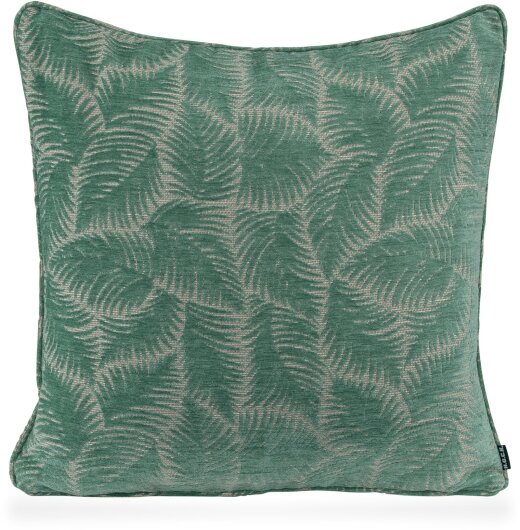 H.O.C.K. Nelly Kissen mit Keder 60x60cm Blätter col. 3 türkis