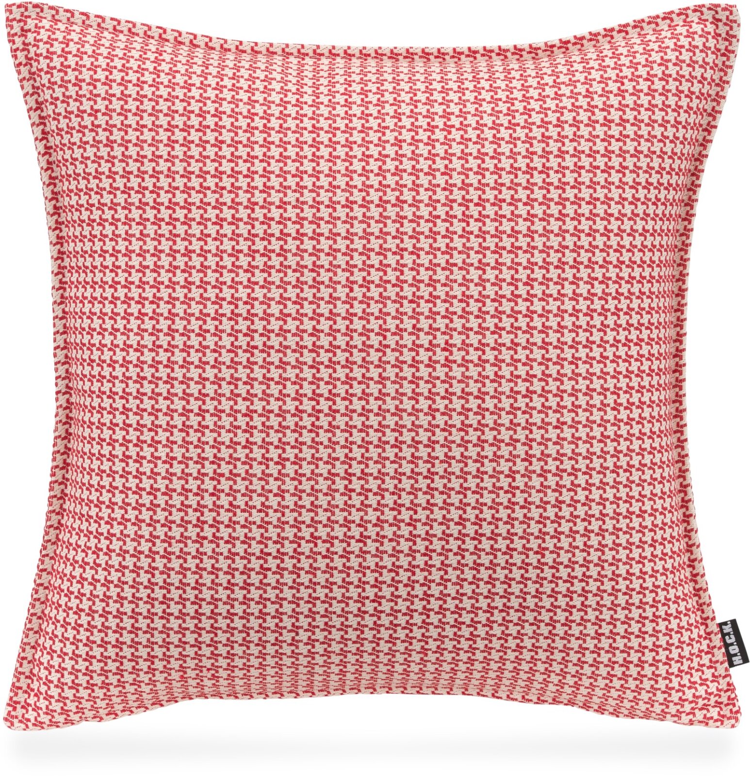 H.O.C.K. Bobo Kissen mit Biese 45x45cm kleingemustert col. 9 rot