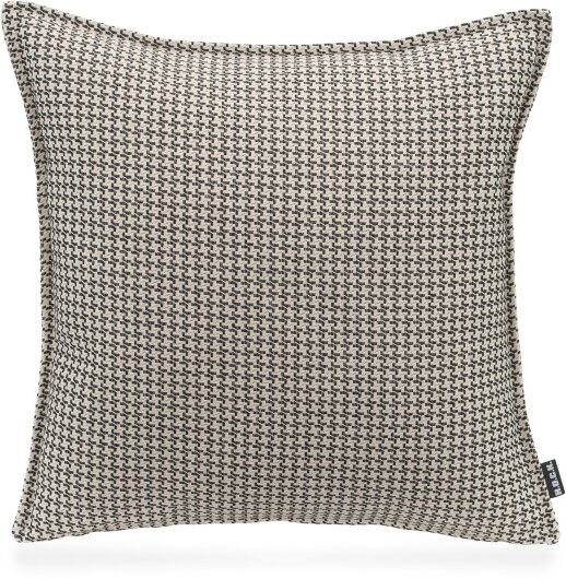 H.O.C.K. Bobo Kissen mit Biese 45x45cm kleingemustert col. 21 schwarz