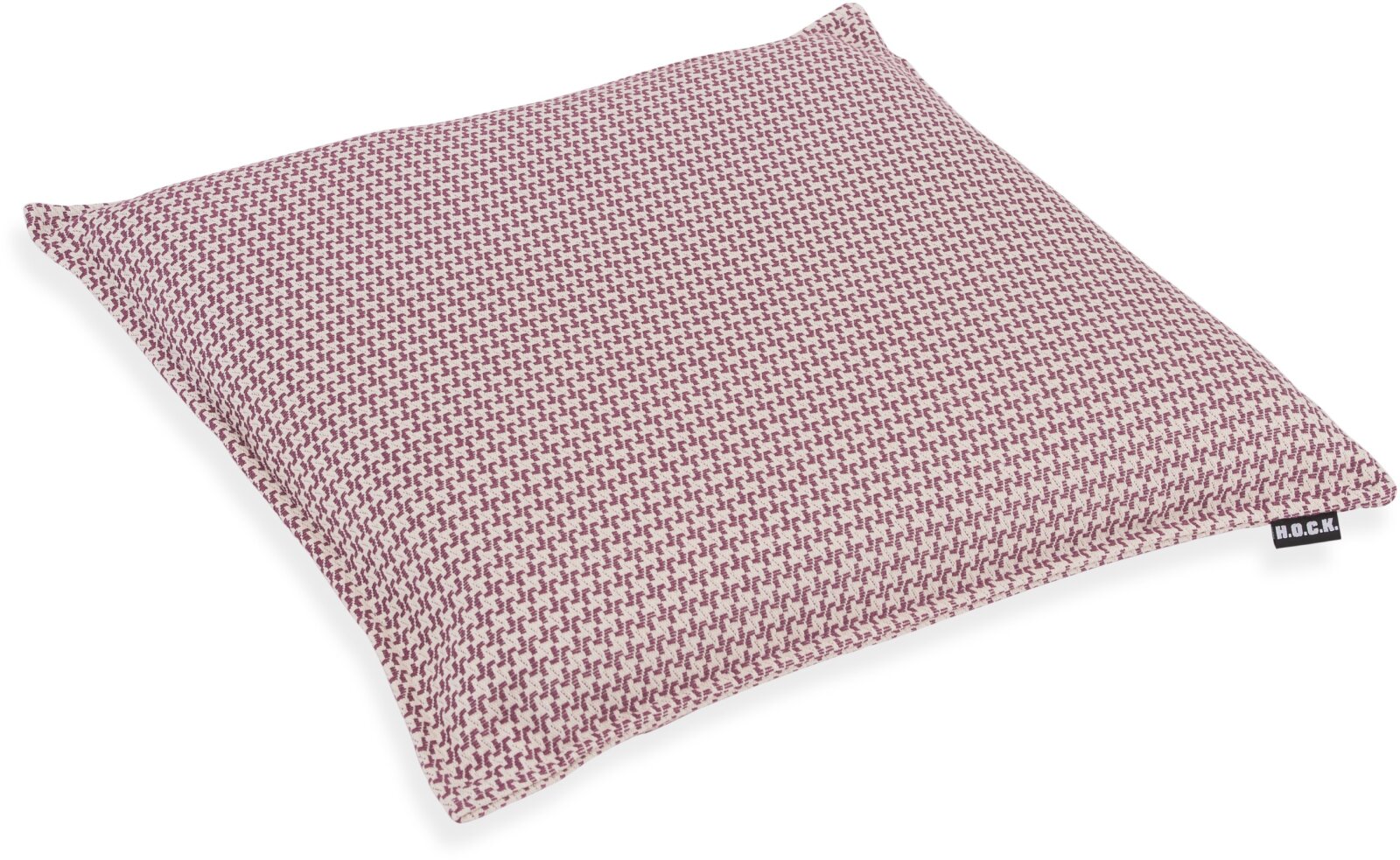 H.O.C.K. Bobo Sitzkissen mit Biese BLISS 40x40x6cm kleingemustert col. 24 lila
