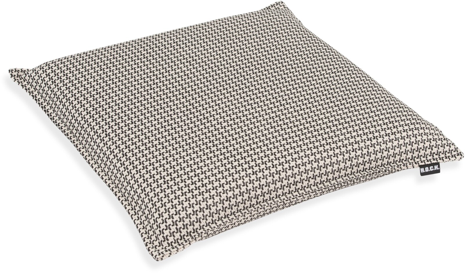 H.O.C.K. Bobo Sitzkissen mit Biese BLISS 40x40x6cm kleingemustert col. 21 schwarz