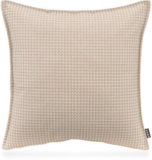 H.O.C.K. Bobo Kissen mit Biese 50x50cm kleingemustert col. 2 beige