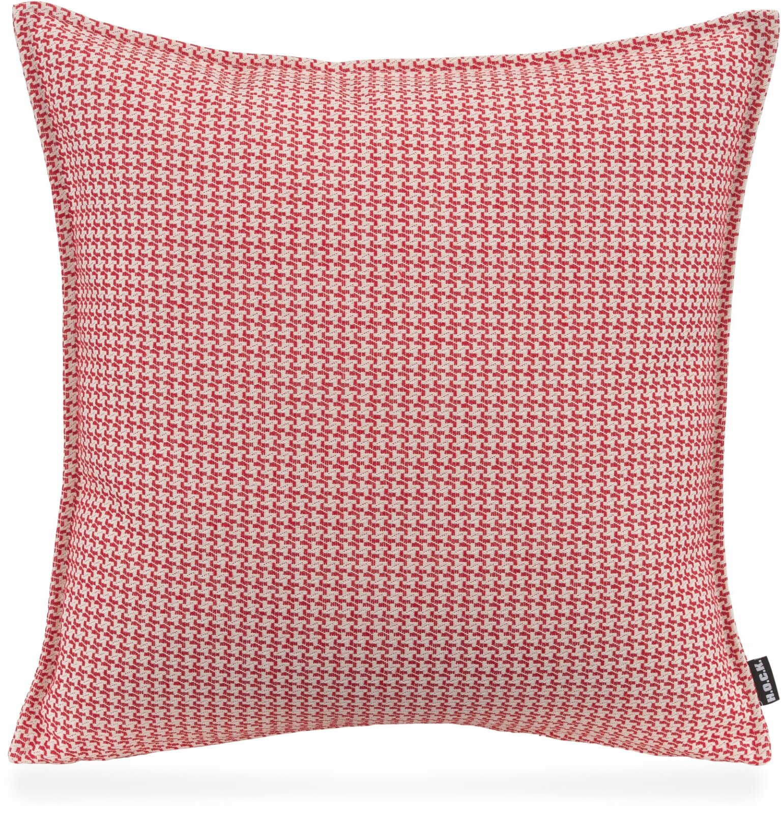 H.O.C.K. Bobo Kissen mit Biese 50x50cm kleingemustert col. 9 rot