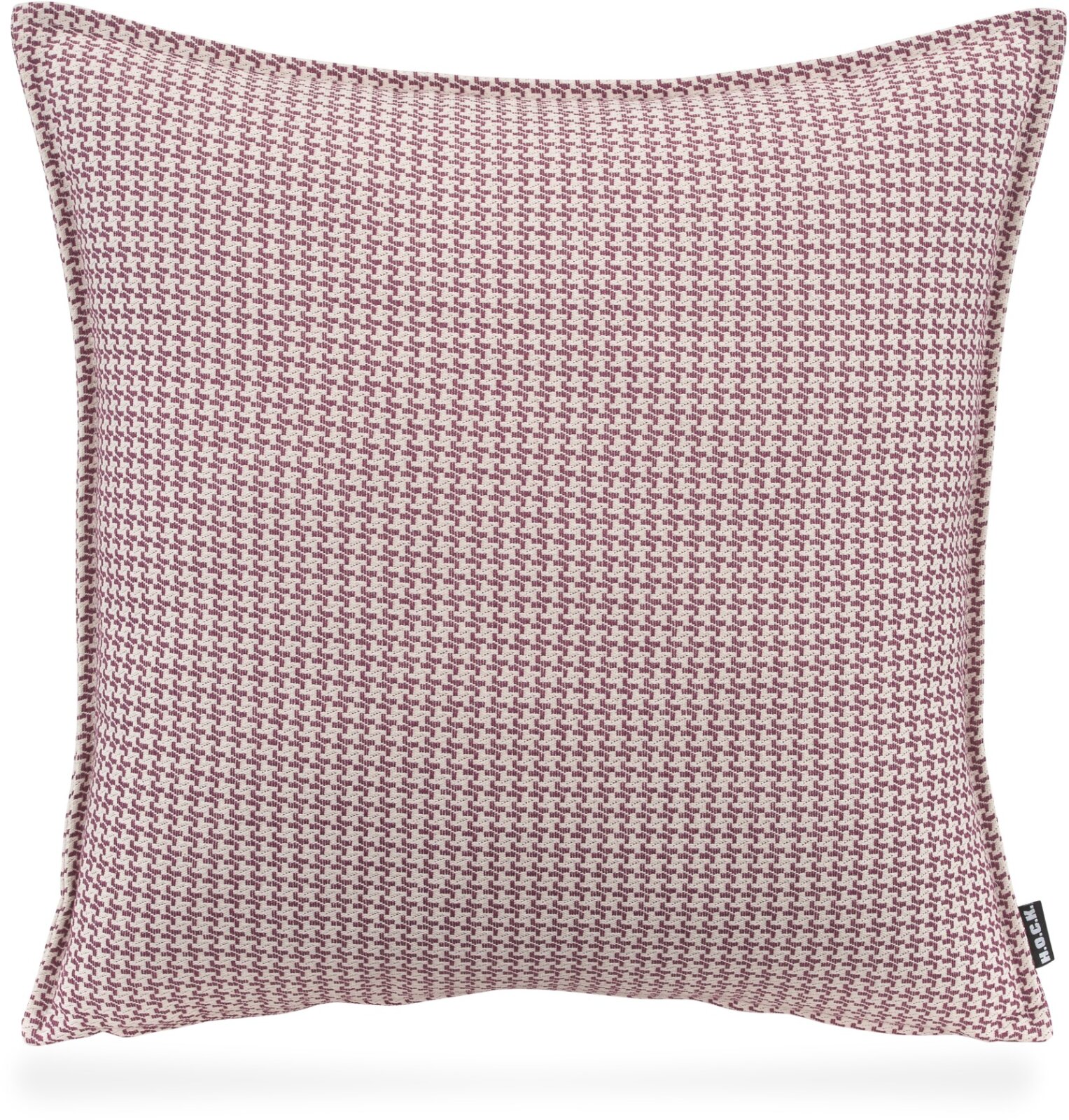 H.O.C.K. Bobo Kissen mit Biese 50x50cm kleingemustert col. 24 lila