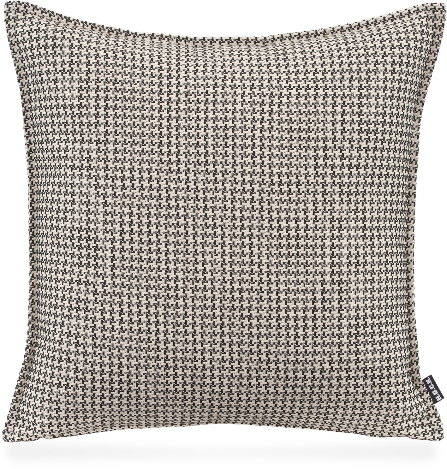 H.O.C.K. Bobo Kissen mit Biese 50x50cm kleingemustert col. 21 schwarz