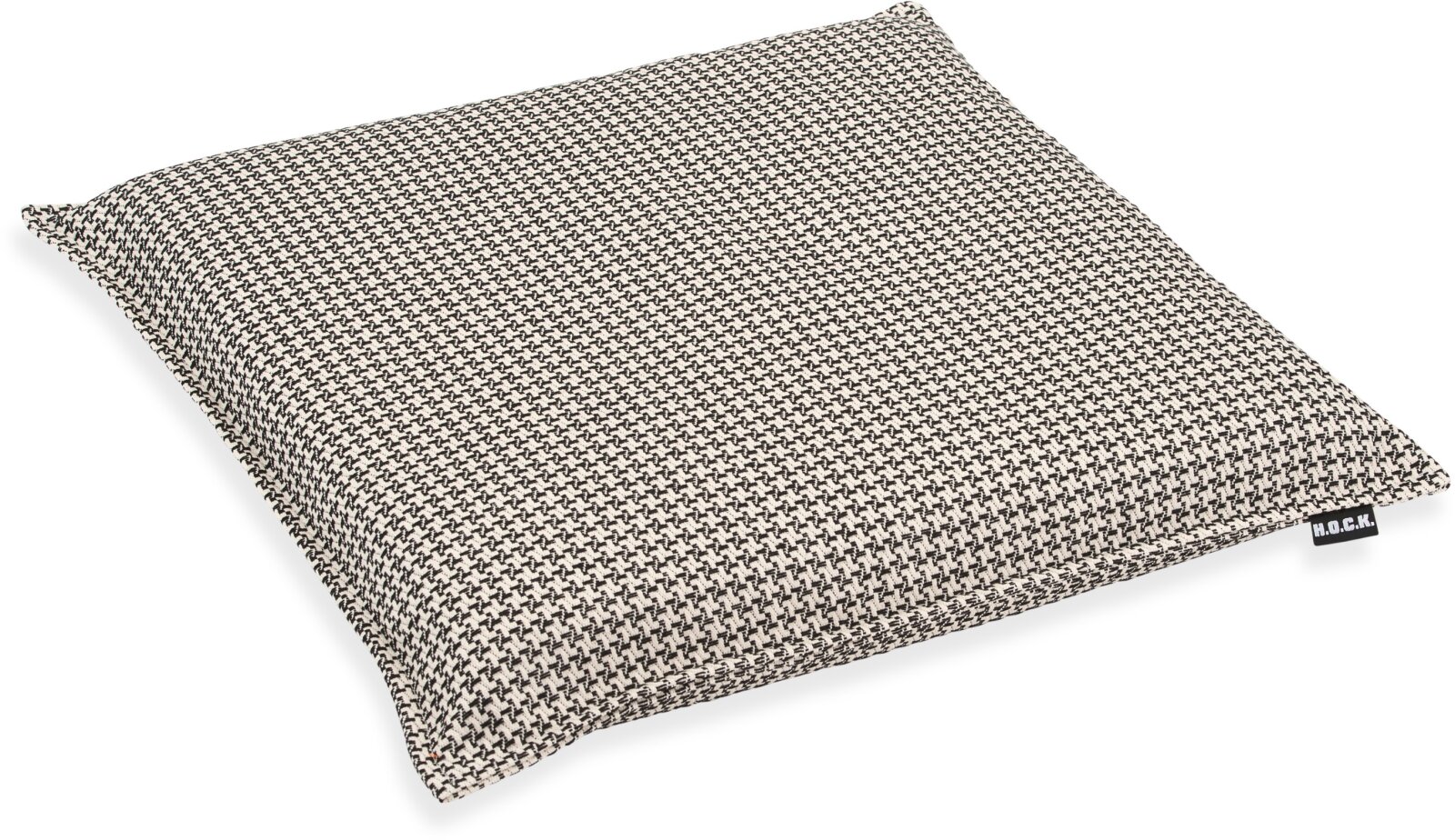 H.O.C.K. Bobo Sitzkissen mit Biese BLISS 45x45x6cm kleingemustert col. 21 schwarz