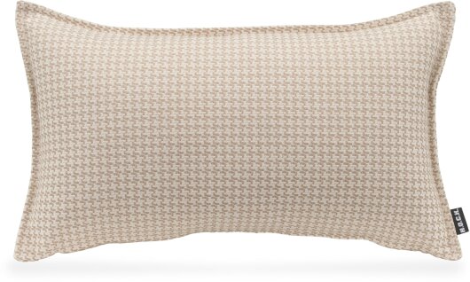 H.O.C.K. Bobo Kissen mit Biese 50x30cm kleingemustert col. 2 beige