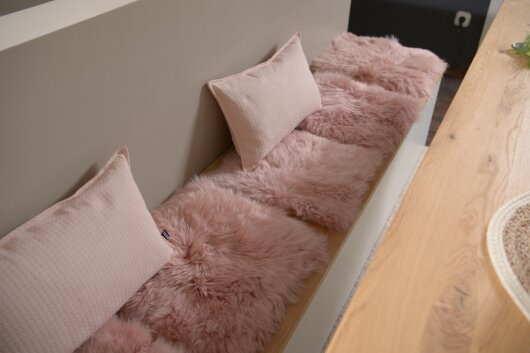 H.O.C.K. Bobo Kissen mit Biese 50x30cm kleingemustert col. 8 rosa