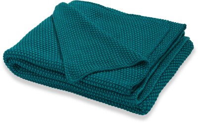 H.O.C.K. Mega Moss Decke Plaid 130x170cm petrol