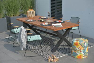 H.O.C.K. Tropical Outdoor Hocker rund ø60x35cm...