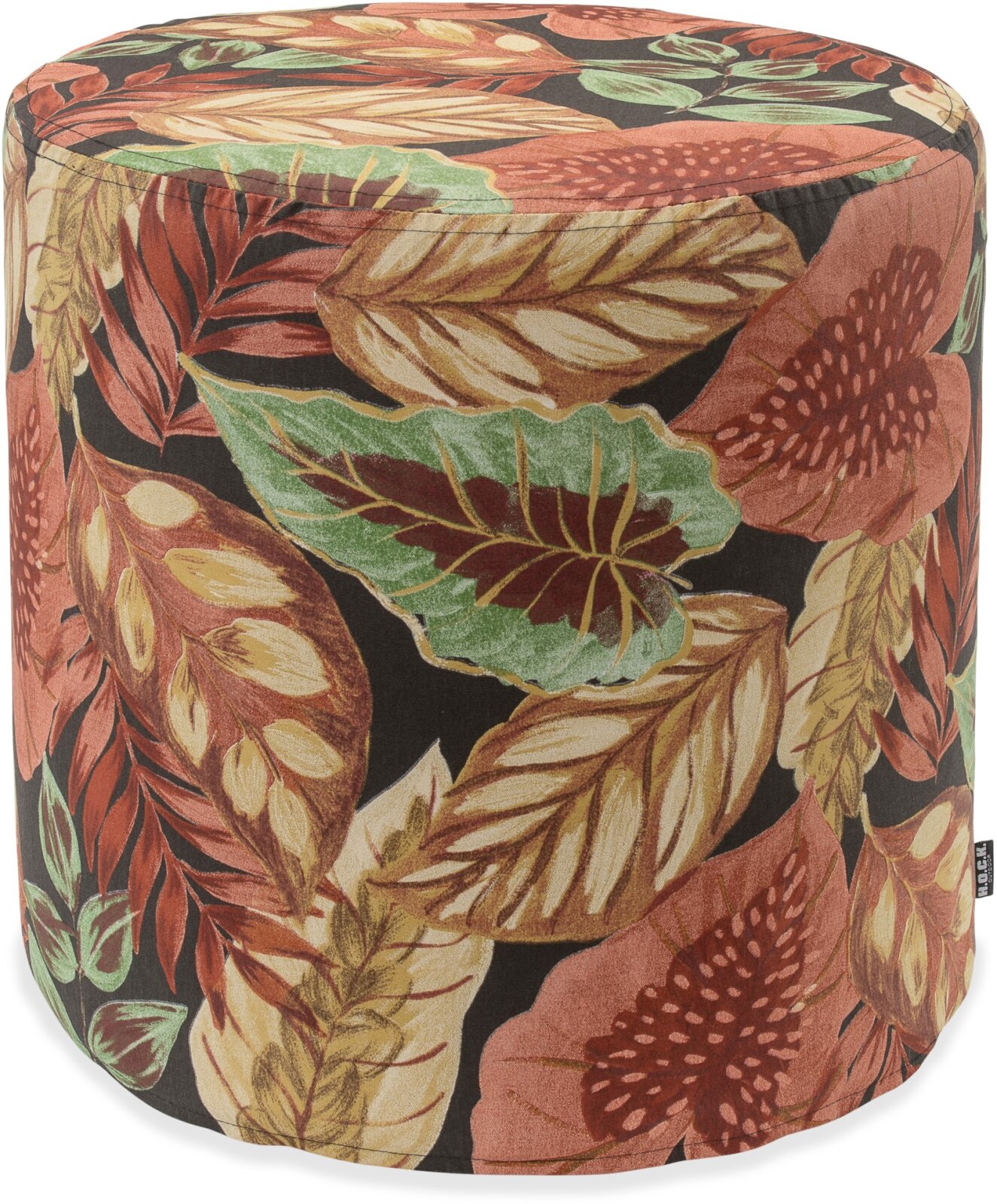 H.O.C.K. Tropical Outdoor Hocker rund Pouf ø45x45cm col. 228 rost braun sunny