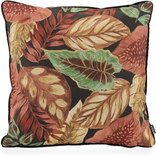 H.O.C.K. Tropical Outdoor Kissen 50x50cm col. 228 rost braun mit Keder schwarz sunny