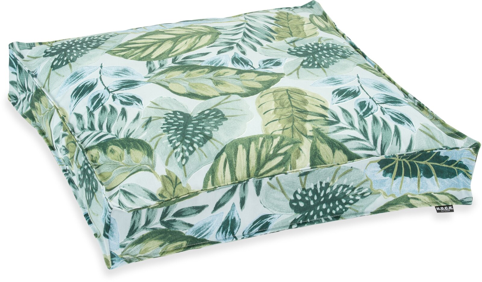 H.O.C.K. Tropical Outdoor Bodenkissen BODO 60x60x10cm col. 229 lindgrün aqua sunny