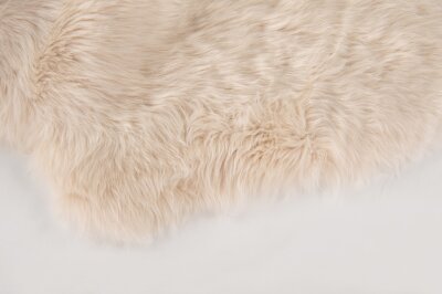 H.O.C.K. Lammfell lang ca. 150x70cm ecru natur 12513-46