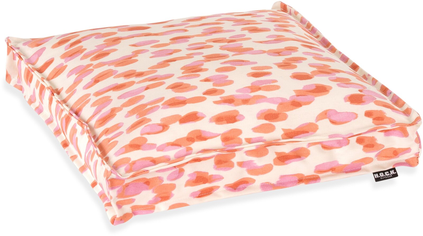 H.O.C.K. Sally Outdoor Sitzkissen 40x40x5cm col. 231 coral lachs sunny