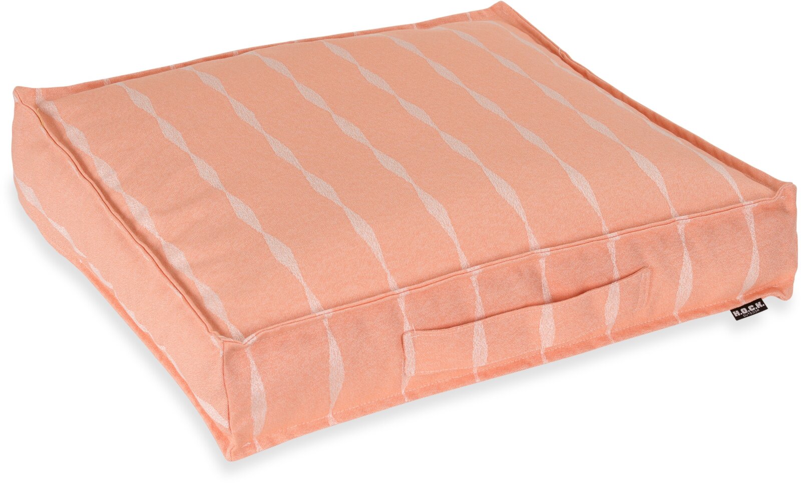 H.O.C.K. Loana Outdoor Matratzenkissen 50x50x10cm col. 96 coral lachs sunny