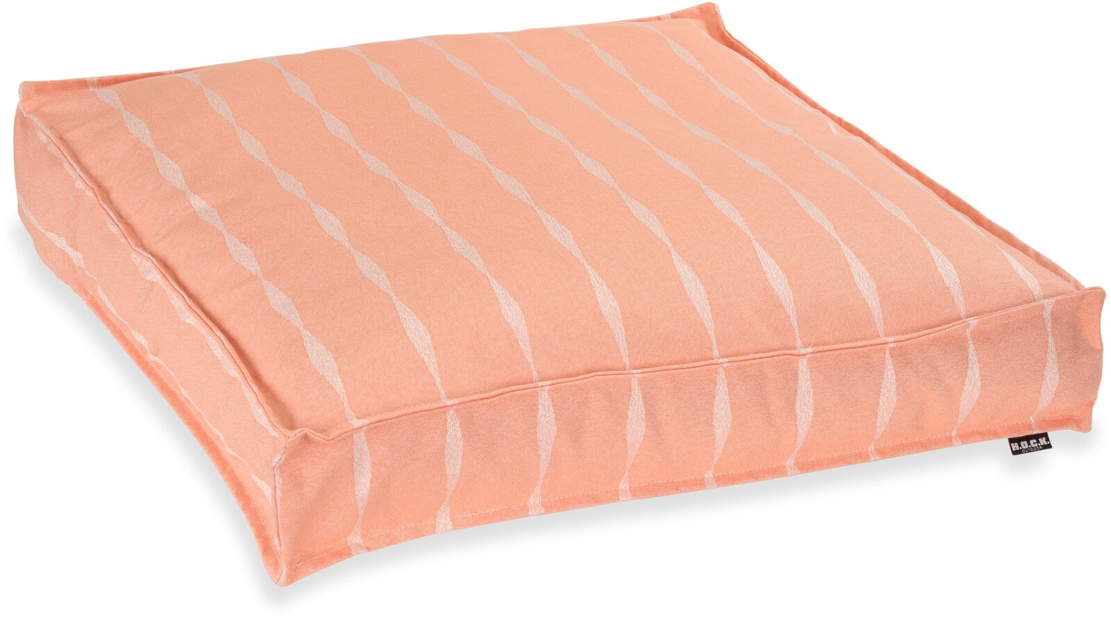 H.O.C.K. Loana Outdoor Bodenkissen BODO 60x60x10cm col. 96 coral lachs sunny
