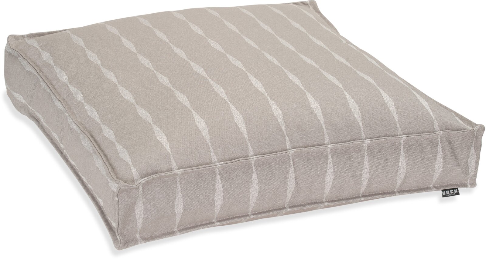 H.O.C.K. Loana Outdoor Bodenkissen BODO 60x60x10cm col. 97 hellgrau stone grau sunny