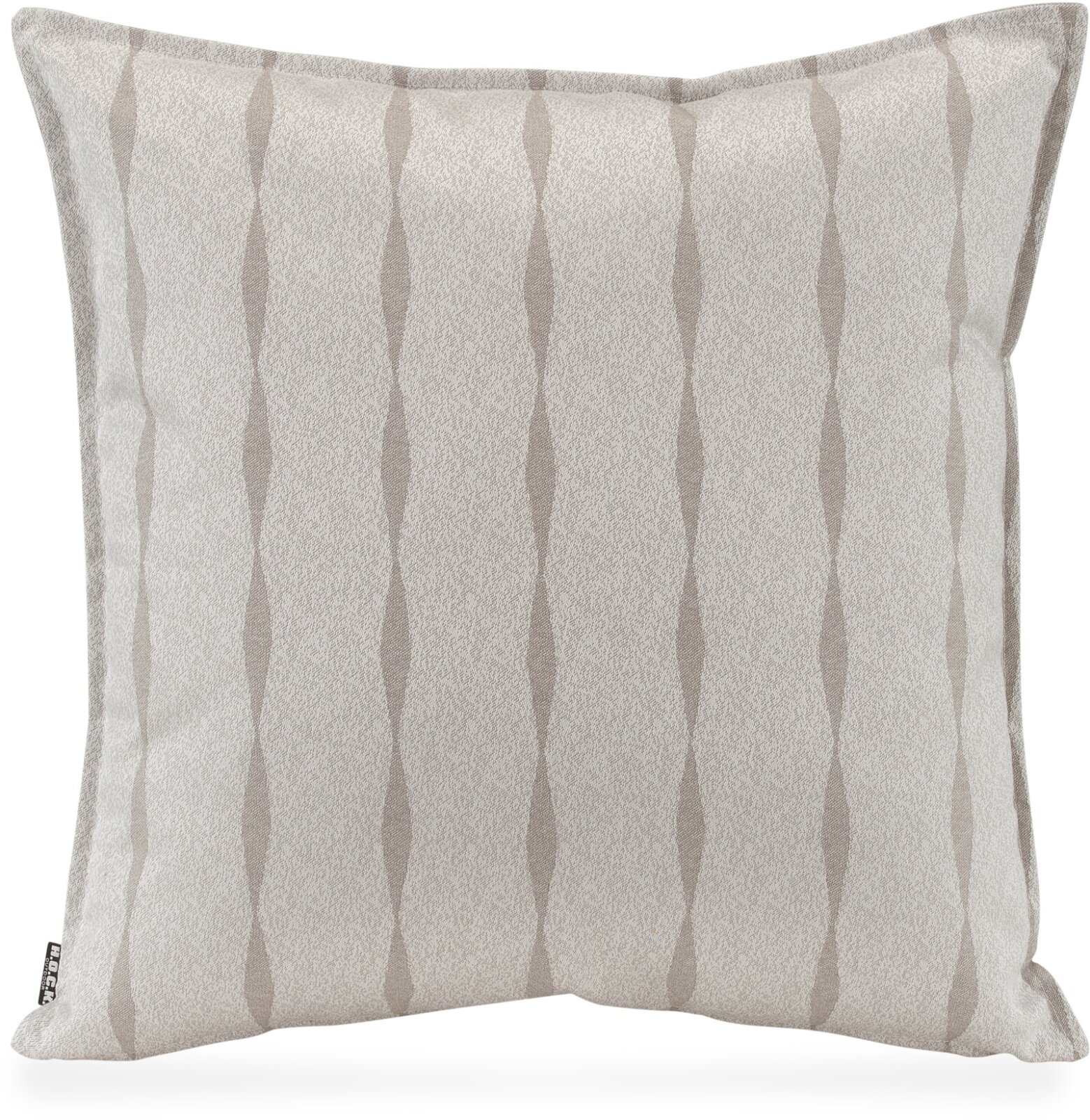 H.O.C.K. Loana Outdoor Wendekissen 50x50cm mit Biese col. 97 hellgrau stone grau sunny