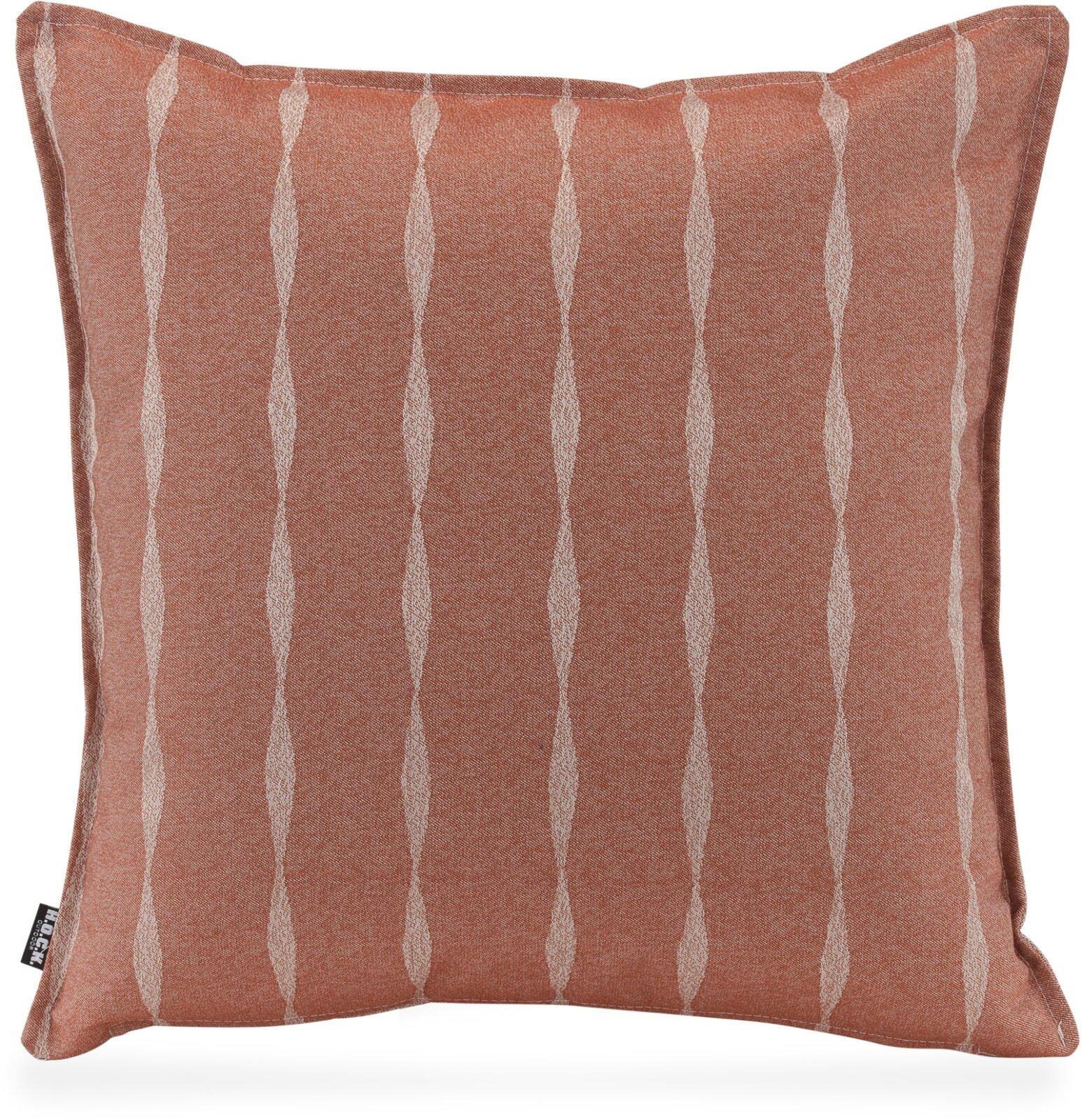 H.O.C.K. Loana Outdoor Wendekissen 50x50cm mit Biese col. 98 rost terra bordeaux sunny