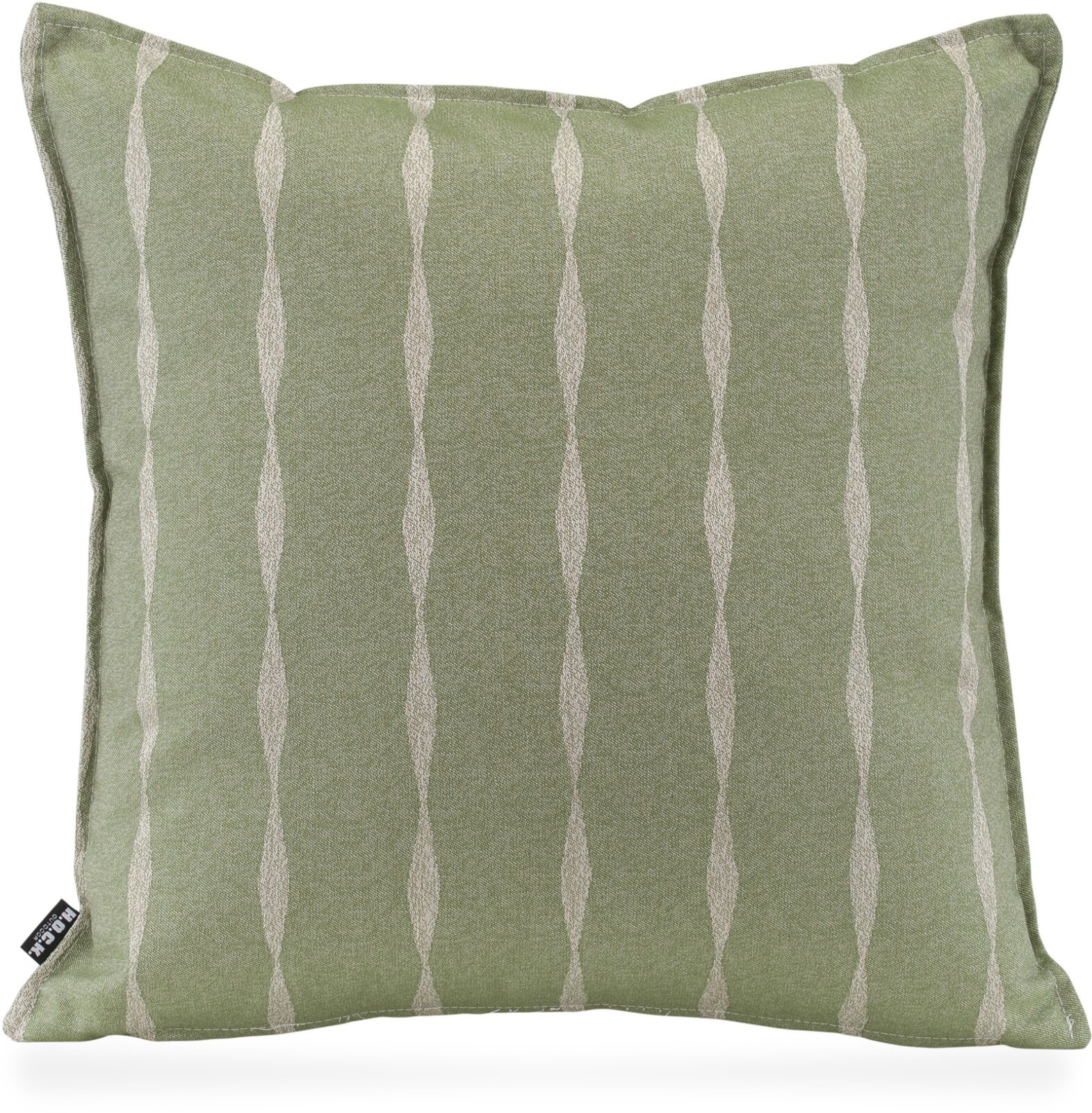 H.O.C.K. Loana Outdoor Wendekissen 50x50cm mit Biese col. 96 lindgrün grün sunny