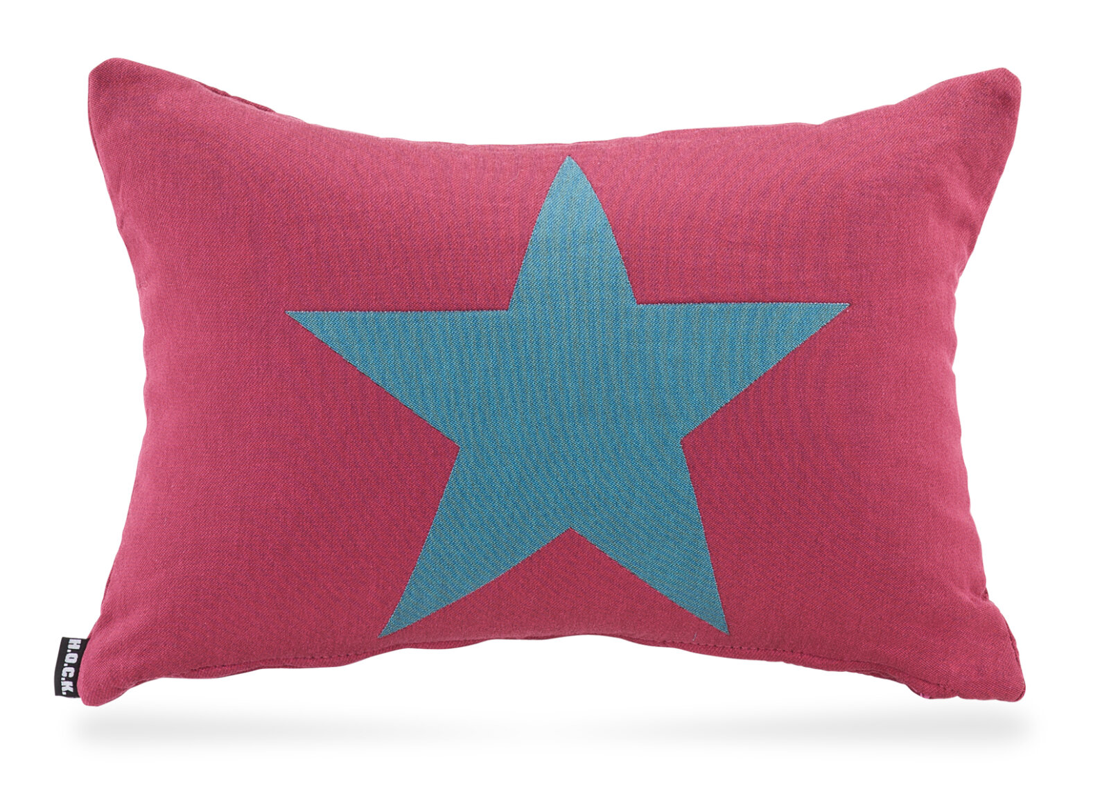 H.O.C.K. Rockstar Wendekissen 50x30cm himbeer