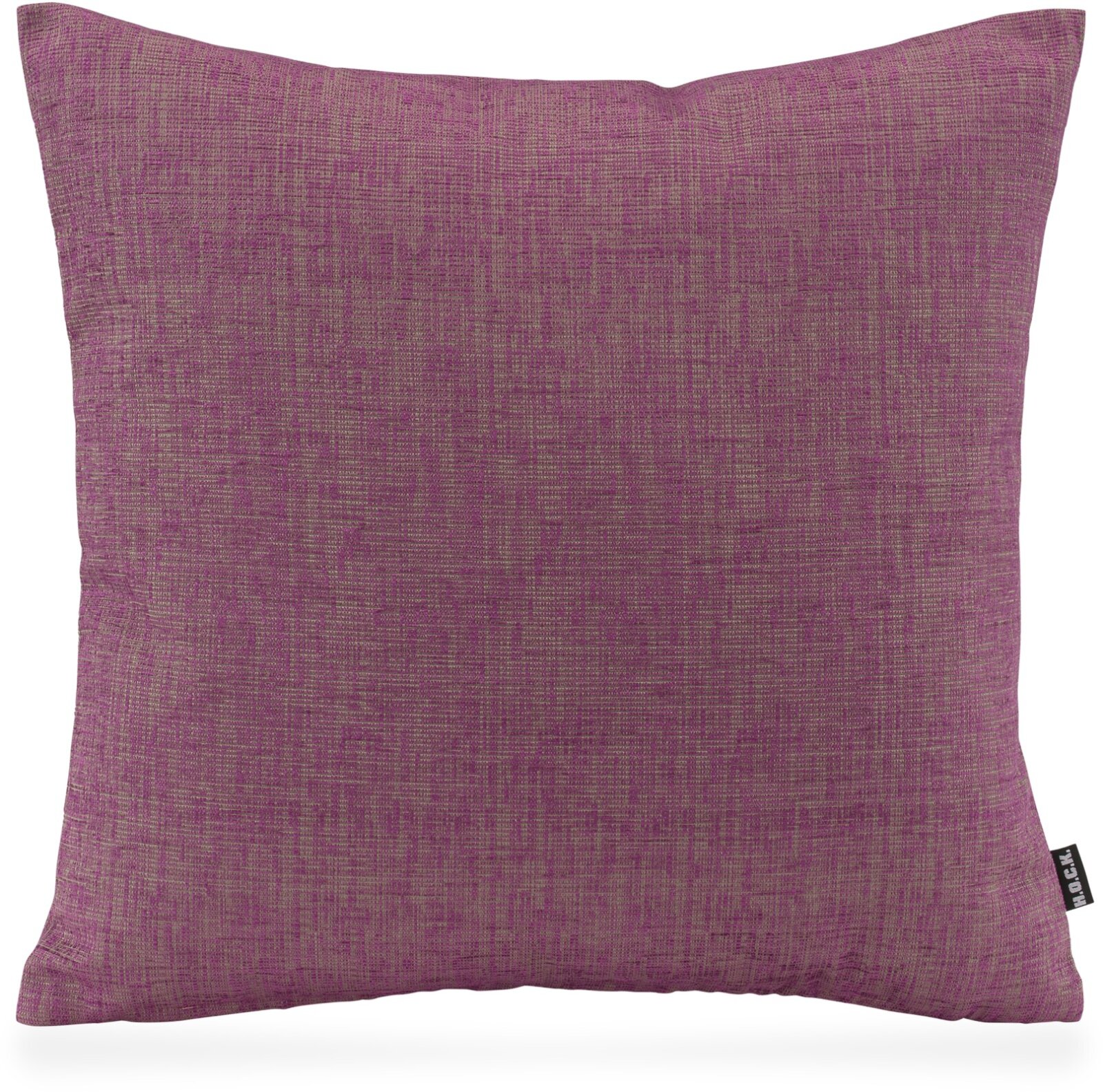HOCK Addicted Dekokissen 50x50cm in leuchtendem Fuchsia Pink, mit Stehsaum und Füllung