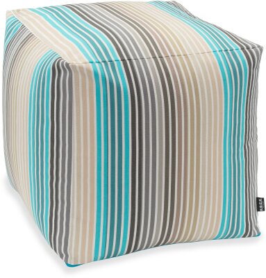 H.O.C.K. Yucatan Outdoor Bean Cube Pouf 40x40x40cm...