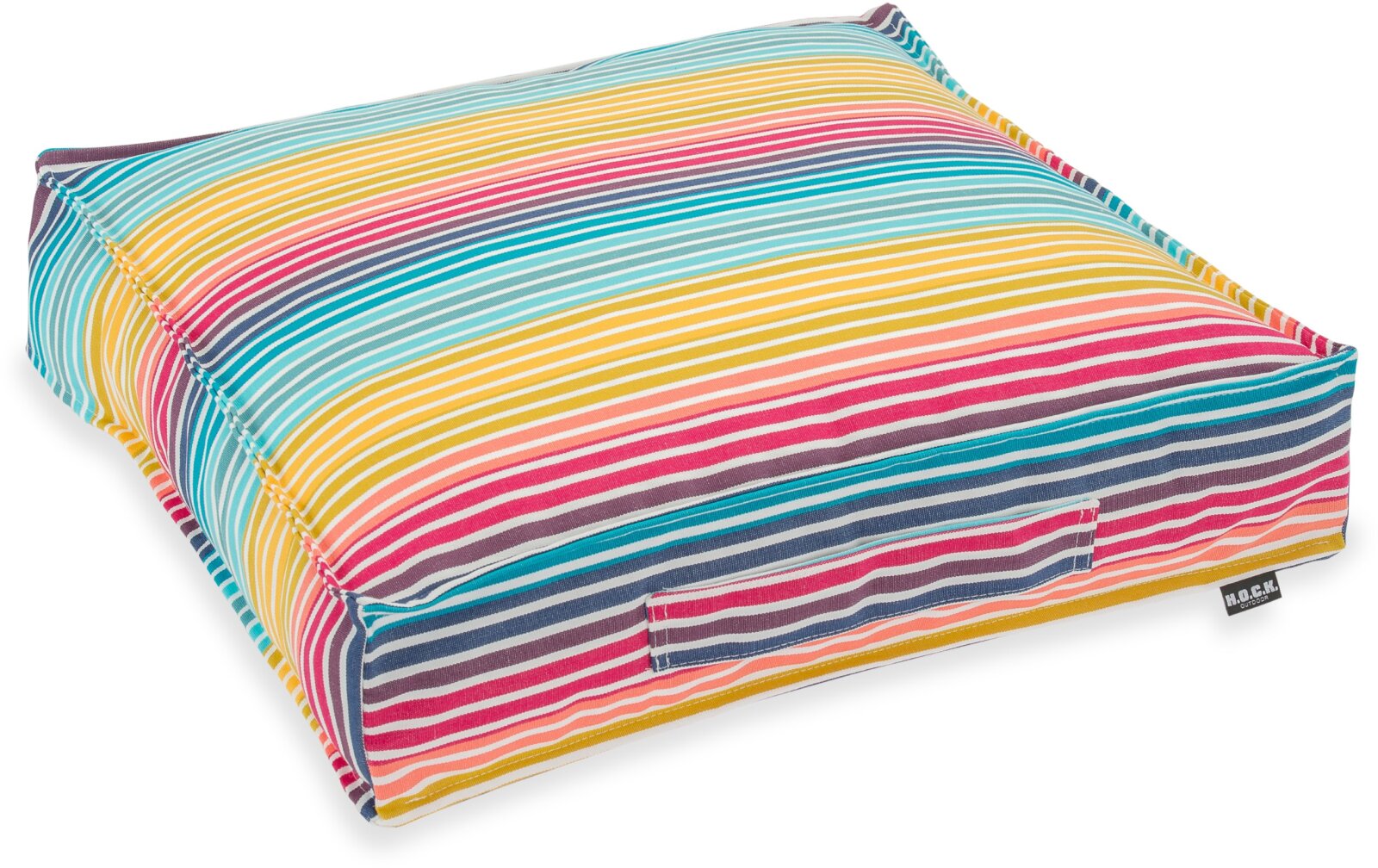 H.O.C.K. Yucatan Outdoor Matratzenkissen 50x50x10cm magenta all colours 402