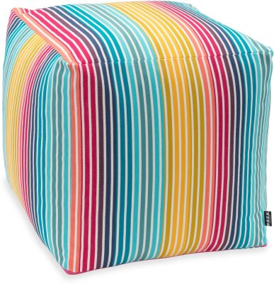 H.O.C.K. Yucatan Outdoor Bean Cube Pouf 40x40x40cm...