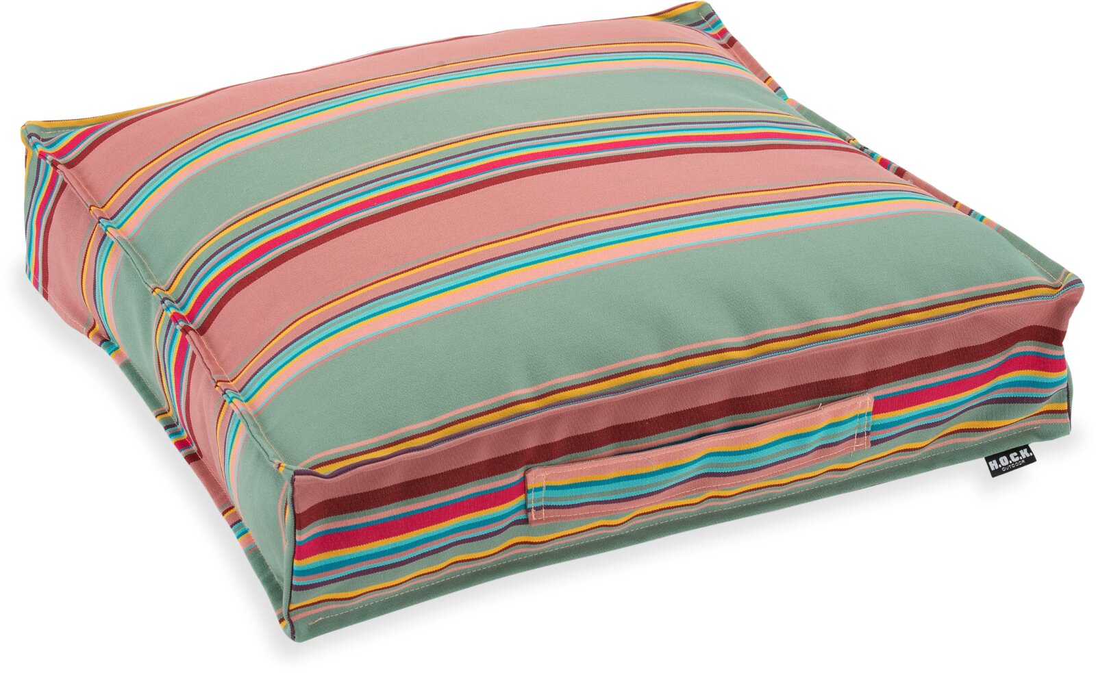 H.O.C.K. Yucatan Outdoor Matratzenkissen 50x50x10cm lindgrün altrosa 408