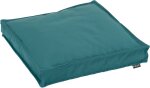 H.O.C.K. Classic Uni Outdoor Sitzkissen CLOU 40x40x5cm cyan petrol light