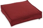 H.O.C.K. Classic Uni Outdoor Matratzenkissen 50x50x10cm bordeaux granate col. 11