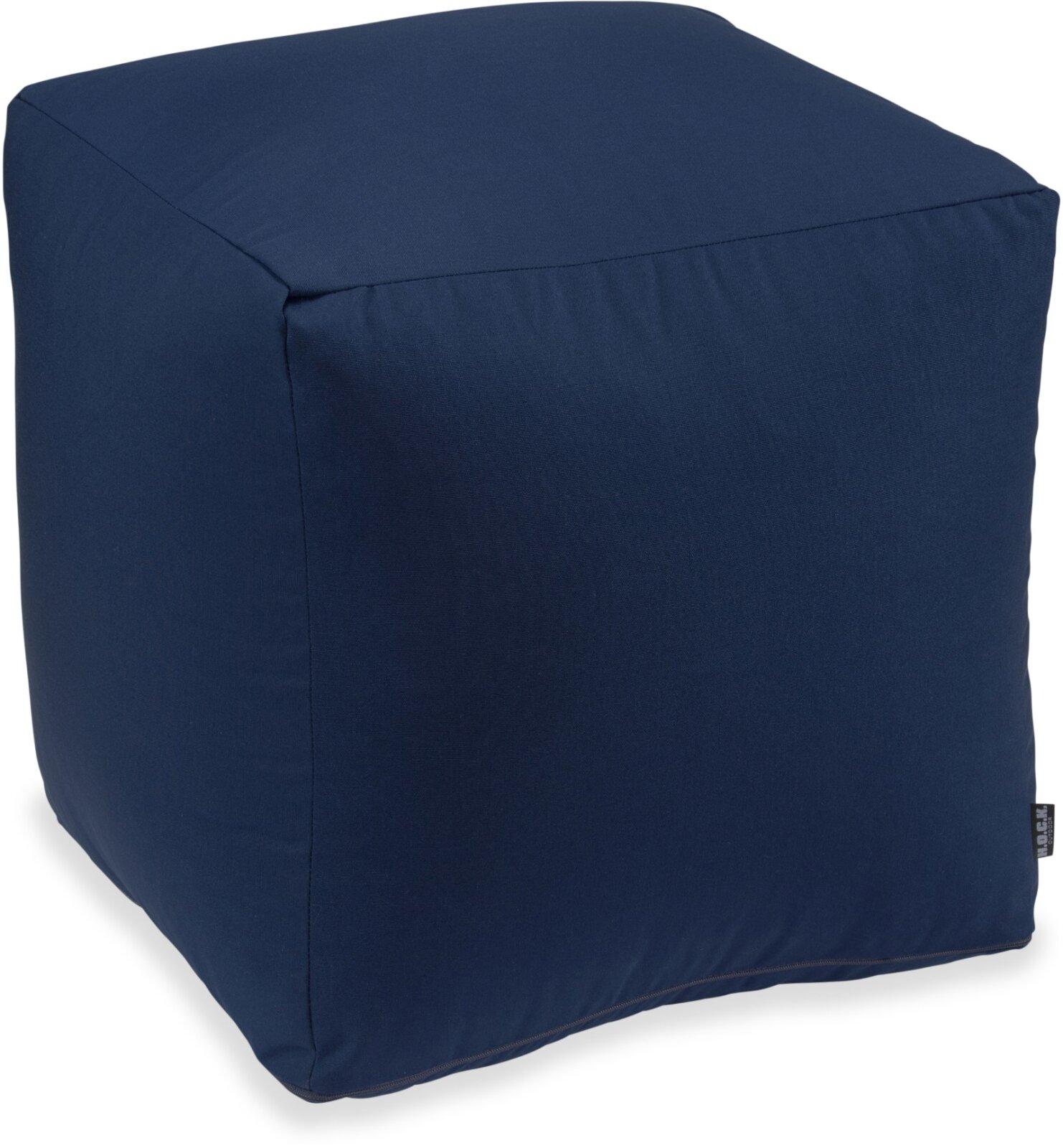 H.O.C.K. Classic Uni Outdoor Bean Cube Pouf 40x40x40cm navy blau